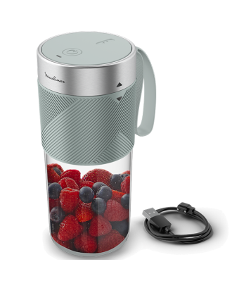 LIQUIDIFICADORA MOULINEX  LIGHT MIX  ON THE GO BLUE - LM1C0410