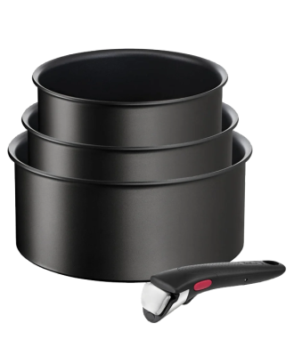 CONJ. CAÇAROLAS TEFAL INGENIO UNLIMITED 16/18/20CM + PEGA - L7639343