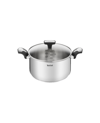 TACHO TEFAL EMOTION INDUÇÃO 24CM + TAMPA VIDRO - E3014604