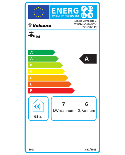 ESQUENTADOR VULCANO SENSOR COMPACTO - WTD 12-5AME23 - G. NAT ESQUENTADOR VULCANO SENSOR COMPACTO - WTD 12-5AME23 - G. NAT