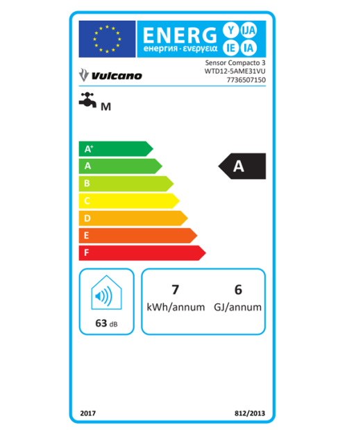 ESQUENTADOR VULCANO SENSOR COMPACTO - WTD 12-5AME31 - G. BUT/PRO ESQUENTADOR VULCANO SENSOR COMPACTO - WTD 12-5AME31 - G. BUT/PRO