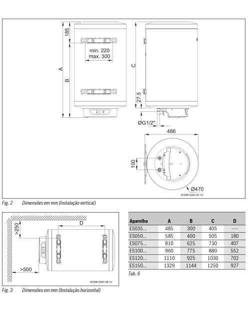 TERMOACUMULADOR VULCANO - ES 120-5 - (120L) TERMOACUMULADOR VULCANO - ES 120-5 - (120L)