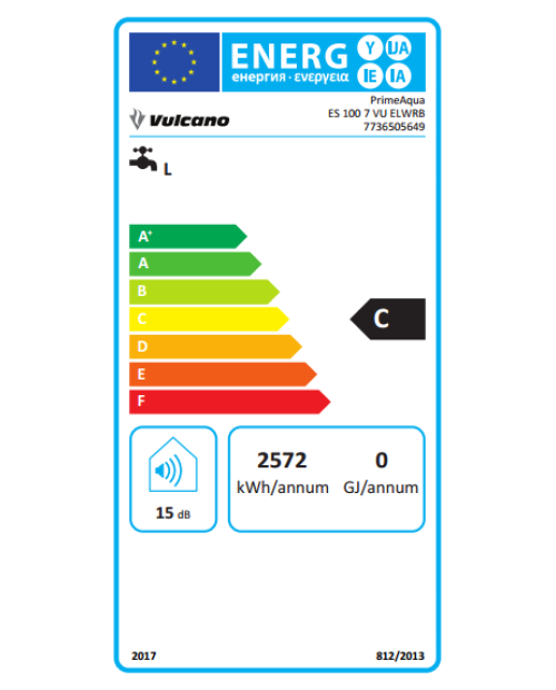 TERMOACUMULADOR ELECT VULCANO - ES 100-7 - (100L) TERMOACUMULADOR ELECT VULCANO - ES 100-7 - (100L)