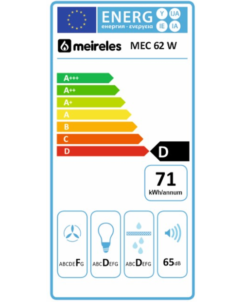 EXAUSTOR MEIRELES - MEC 62 W EXAUSTOR MEIRELES - MEC 62 W