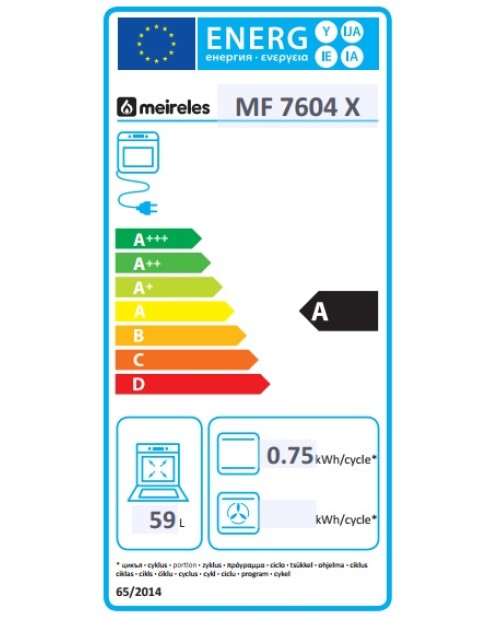 FORNO MEIRELES - MF 7604 X FORNO MEIRELES - MF 7604 X
