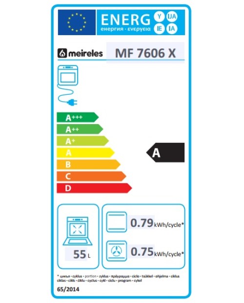 FORNO MEIRELES - MF 7606 X FORNO MEIRELES - MF 7606 X