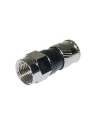 CONECTOR COMPRESSÃO P/ RG6 - CNT FC6 - 25 UN - TEKA