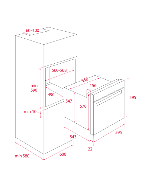 FORNO ENCASTRAR TEKA - HBB 724 G SS - INOX FORNO ENCASTRAR TEKA - HBB 724 G SS - INOX