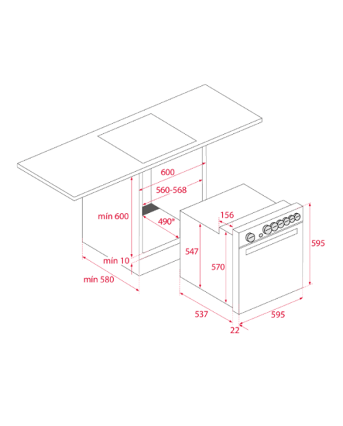 FORNO ENCASTRAR TEKA - HBE 615 ME SS - INOX FORNO ENCASTRAR TEKA - HBE 615 ME SS - INOX