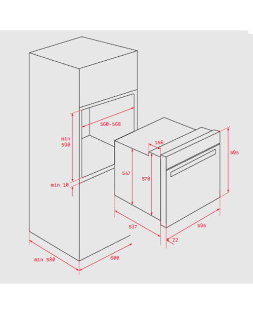 FORNO ENCASTRAR TEKA - HSB 630P WH - BRANCO FORNO ENCASTRAR TEKA - HSB 630P WH - BRANCO