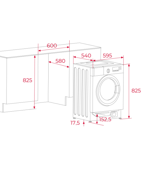 MÁQUINA DE LAVAR ROUPA TEKA - LI61481 MÁQUINA DE LAVAR ROUPA TEKA - LI61481