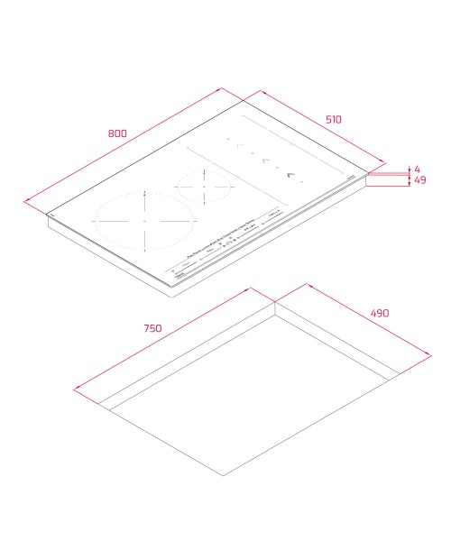 PLACA ENCASTRAR TEKA - IZS 86630 MST BK PLACA ENCASTRAR TEKA - IZS 86630 MST BK