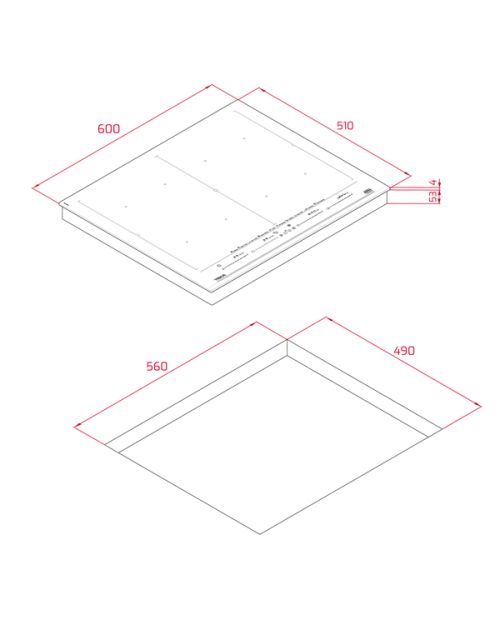 PLACA ENCASTRAR TEKA - IZF 68700 MST PLACA ENCASTRAR TEKA - IZF 68700 MST