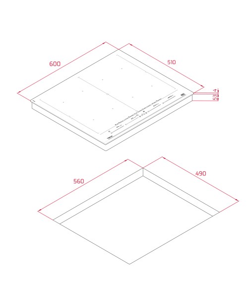 PLACA ENCASTRAR TEKA - IZF 68770 MST BK PLACA ENCASTRAR TEKA - IZF 68770 MST BK