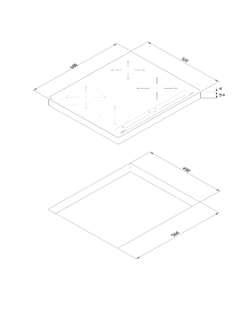 PLACA ENCASTRAR TEKA - IBC 64000 TTC PLACA ENCASTRAR TEKA - IBC 64000 TTC