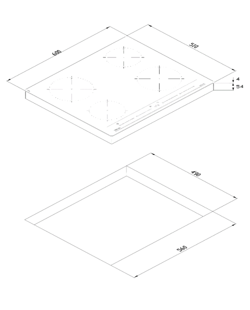 PLACA ENCASTRAR TEKA - IBC 64010 BK MSS PLACA ENCASTRAR TEKA - IBC 64010 BK MSS