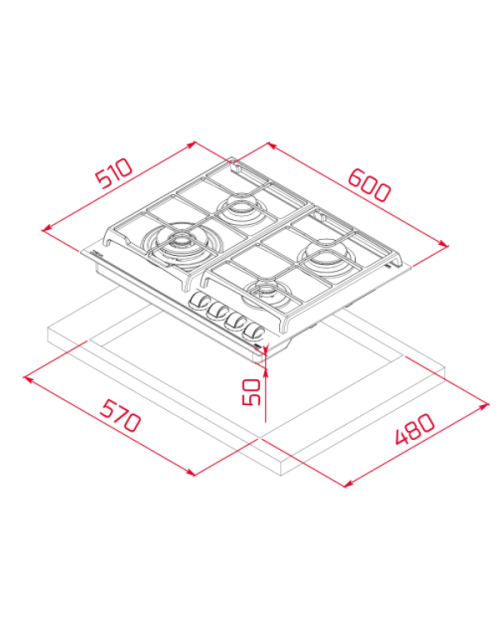 PLACA ENCASTRAR TEKA - GZC 64320 XBA WH PLACA ENCASTRAR TEKA - GZC 64320 XBA WH