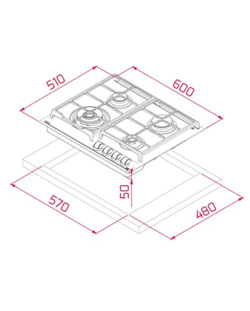 PLACA ENCASTRAR TEKA - GZC 64320 XBA BK PLACA ENCASTRAR TEKA - GZC 64320 XBA BK