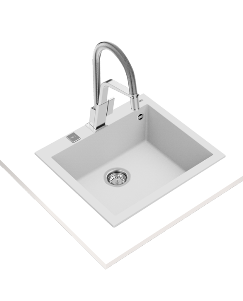 LAVA LOUÇA TEKA - FORSQUARE 50.40 TG - ARTIC WHITE LAVA LOUÇA TEKA - FORSQUARE 50.40 TG - ARTIC WHITE
