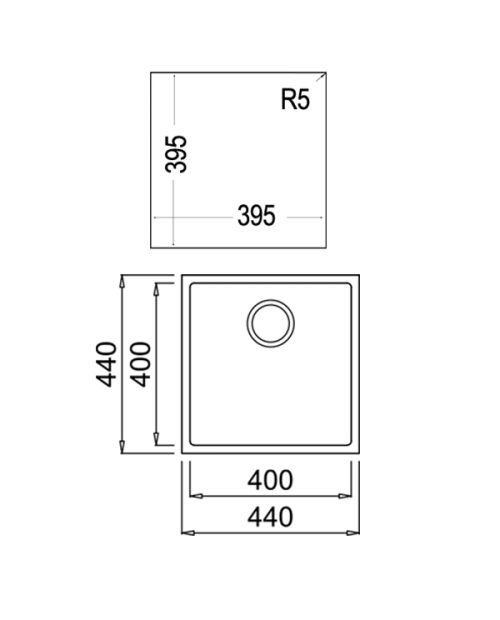 LAVA LOUÇA TEKA - SQUARE 40.40 TG - ARTIC WHITE LAVA LOUÇA TEKA - SQUARE 40.40 TG - ARTIC WHITE