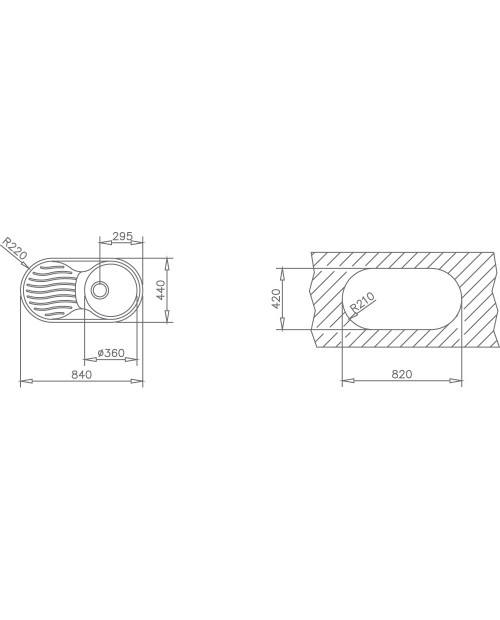 LAVA LOUÇA TEKA - DR 80 1C.1E REV  -  INOX LAVA LOUÇA TEKA - DR 80 1C.1E REV  -  INOX