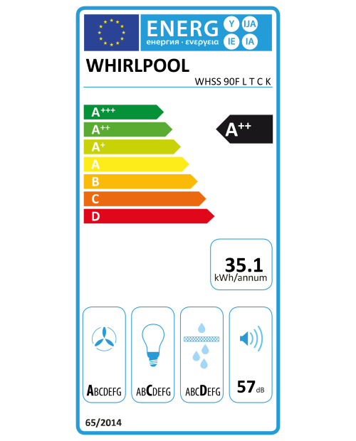 CHAMINÉ WHIRLPOOL - WHSS90F LT CK CHAMINÉ WHIRLPOOL - WHSS90F LT CK