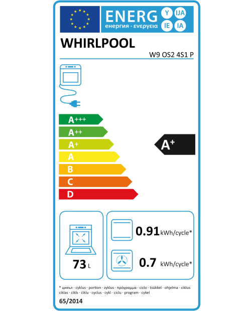 FORNO WHIRLPOOL - W9 OS2 4S1 P FORNO WHIRLPOOL - W9 OS2 4S1 P
