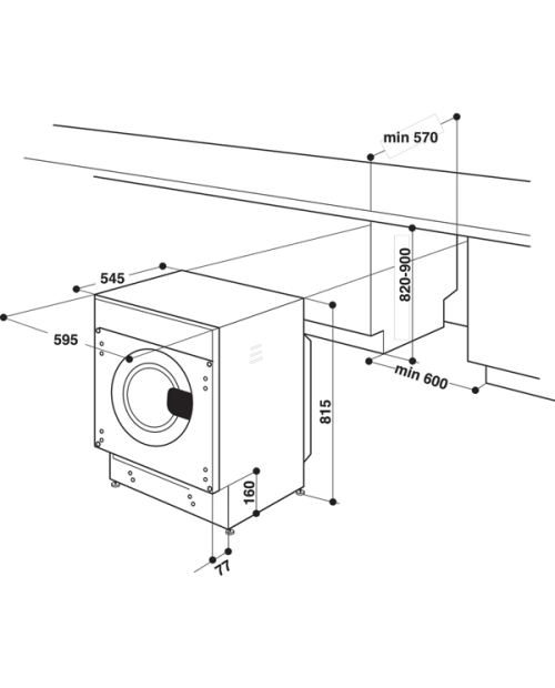 MÁQUINA DE LAVAR E SECAR ROUPA WHIRLPOOL - BI WDWG 961485 EU MÁQUINA DE LAVAR E SECAR ROUPA WHIRLPOOL - BI WDWG 961485 EU
