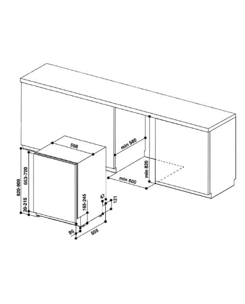 MÁQUINA DE LAVAR LOUÇA WHIRLPOOL - WIF 5O41 PLEGTS MÁQUINA DE LAVAR LOUÇA WHIRLPOOL - WIF 5O41 PLEGTS