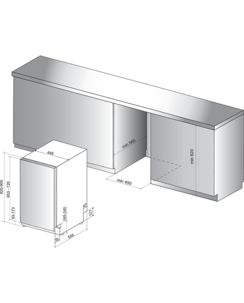 MÁQUINA DE LAVAR LOUÇA WHIRLPOOL - WSIO 3O23 PFE X MÁQUINA DE LAVAR LOUÇA WHIRLPOOL - WSIO 3O23 PFE X