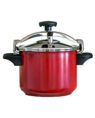 PANELA PRESSÃO SILAMPOS AÇO INOX 6 LT S/CESTO VERMELHA - 64112L018760
