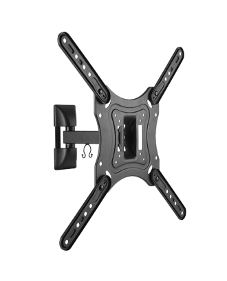 SUPORTE LCD 26-65 INCLINAVEL / 1 BRAÇO NAPOFIX - 050 PRETO