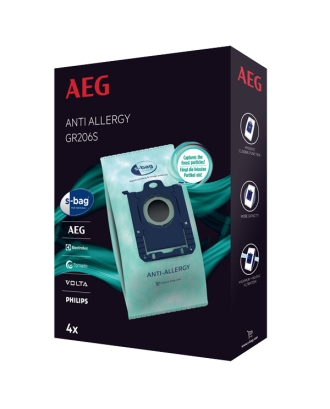 EMBALAGEM SACOS ASPIRADOR AEG - GR206S