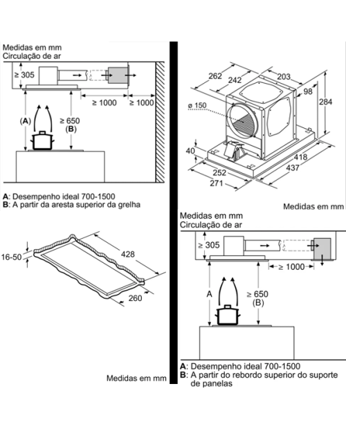 MÓDULO P/ RECIRCULAÇÃO C/ FILTRO REGENERÁVEL BOSCH/BALAY - DIZ0JC2D0 - MÓDULO P/ RECIRCULAÇÃO C/ FILTRO REGENERÁVEL BOSCH/BALAY - DIZ0JC2D0 -