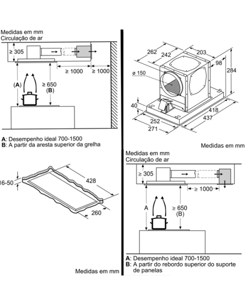 MÓDULO P/ RECIRCULAÇÃO C/ FILTRO CLEANAIR BOSCH/BALAY - DIZ1JC2C6 - MÓDULO P/ RECIRCULAÇÃO C/ FILTRO CLEANAIR BOSCH/BALAY - DIZ1JC2C6 -