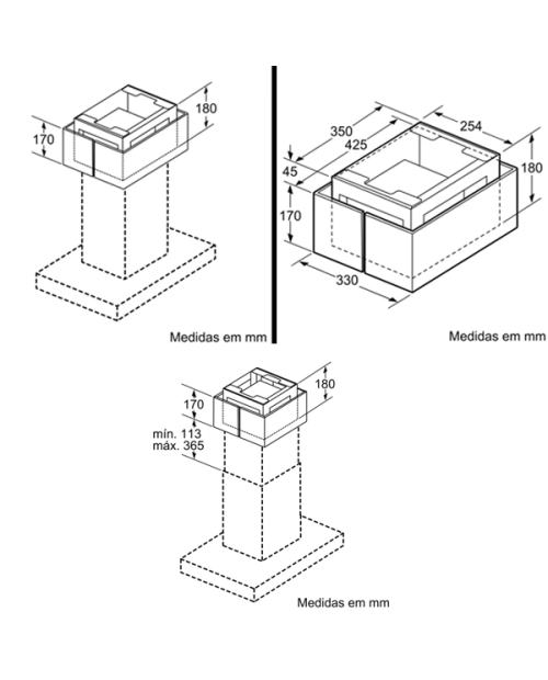 MÓDULO P/ RECIRCULAÇÃO C/ FILTRO REGENERÁVEL BOSCH/BALAY - DIZ2FX5D1 - MÓDULO P/ RECIRCULAÇÃO C/ FILTRO REGENERÁVEL BOSCH/BALAY - DIZ2FX5D1 -