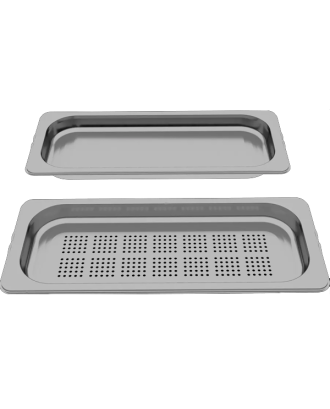 CONJUNTO 2 TABULEIROS P/ COZINHAR A VAPOR BOSCH - HEZ66D52 -