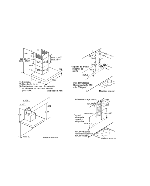CHAMINÉ BOSCH - DWB97CM50 - CHAMINÉ BOSCH - DWB97CM50 -