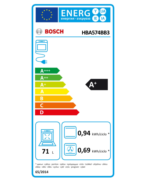 FORNO BOSCH - HBA574BB3 - FORNO BOSCH - HBA574BB3 -