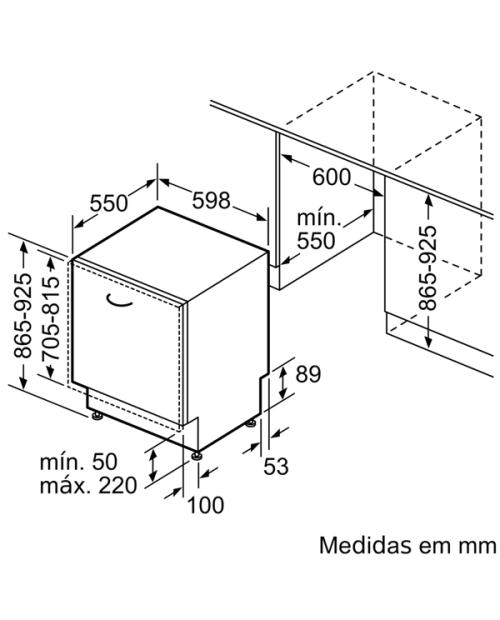 MÁQUINA DE LAVAR LOUÇA SIEMENS - SX73EX22CE MÁQUINA DE LAVAR LOUÇA SIEMENS - SX73EX22CE