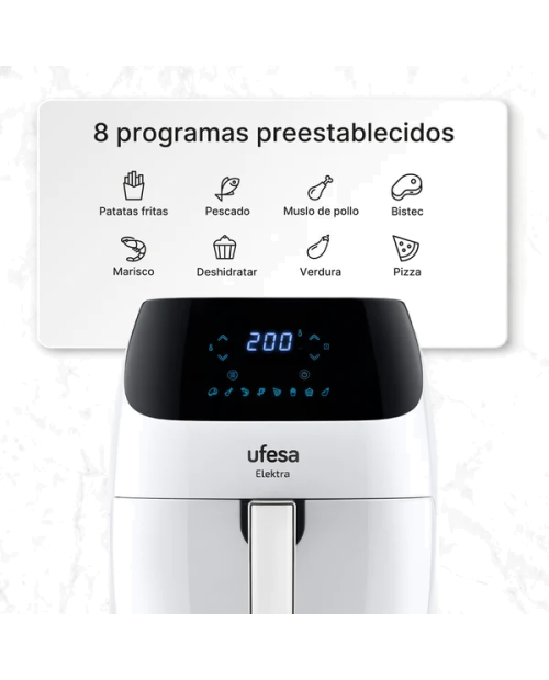 FRITADEIRA SEM ÓLEO UFESA - ELEKTRA WHITE - 72805551 FRITADEIRA SEM ÓLEO UFESA - ELEKTRA WHITE - 72805551