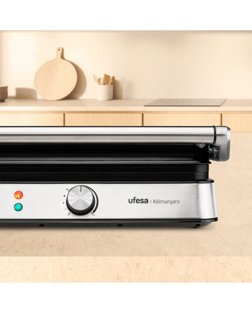 GRELHADOR DE PLACAS UFESA - KILIMANJARO - 72108011 GRELHADOR DE PLACAS UFESA - KILIMANJARO - 72108011