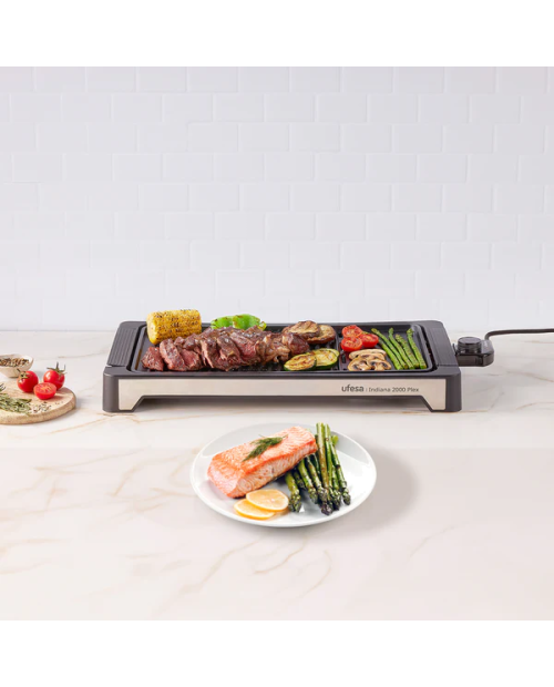 GRELHADOR DE MESA UFESA - INDIANA 2000 PLEX - 72206011 GRELHADOR DE MESA UFESA - INDIANA 2000 PLEX - 72206011