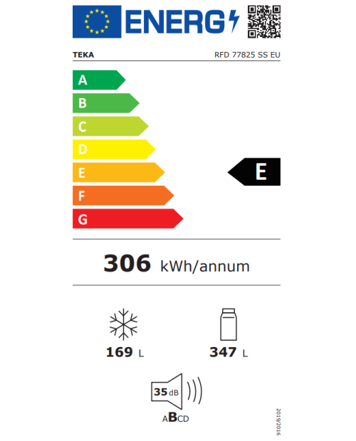 COMBINADO TEKA - RFD77825SS EU COMBINADO TEKA - RFD77825SS EU