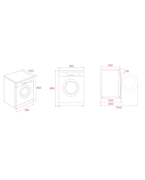 MÁQUINA DE LAVAR ROUPA TEKA - WMK 70940 WH MÁQUINA DE LAVAR ROUPA TEKA - WMK 70940 WH