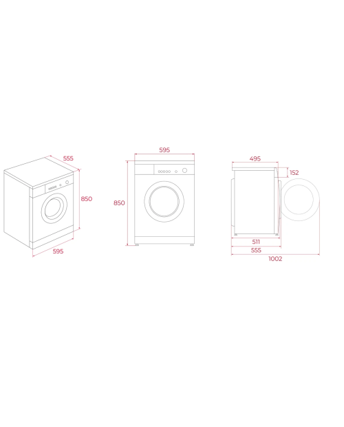 MÁQUINA DE LAVAR ROUPA TEKA - WMK 40940 WH MÁQUINA DE LAVAR ROUPA TEKA - WMK 40940 WH