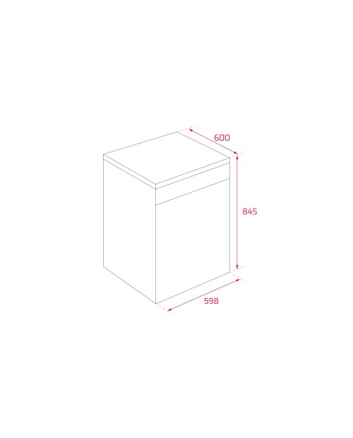 MÁQUINA DE LAVAR LOUÇA TEKA - DFS 76810 - BRANCA MÁQUINA DE LAVAR LOUÇA TEKA - DFS 76810 - BRANCA