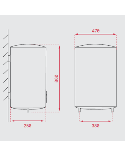 TERMOACUMULADOR TEKA - EWH 50 D SLIM - 50 LITROS TERMOACUMULADOR TEKA - EWH 50 D SLIM - 50 LITROS