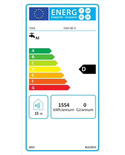 TERMOACUMULADOR TEKA - EWH 80 H - 80 LITROS TERMOACUMULADOR TEKA - EWH 80 H - 80 LITROS
