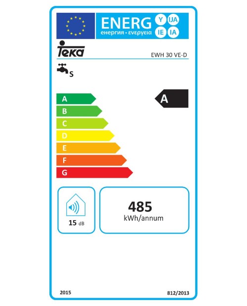 TERMOACUMULADOR TEKA - EWH 30 VE-D - 30 LITROS TERMOACUMULADOR TEKA - EWH 30 VE-D - 30 LITROS